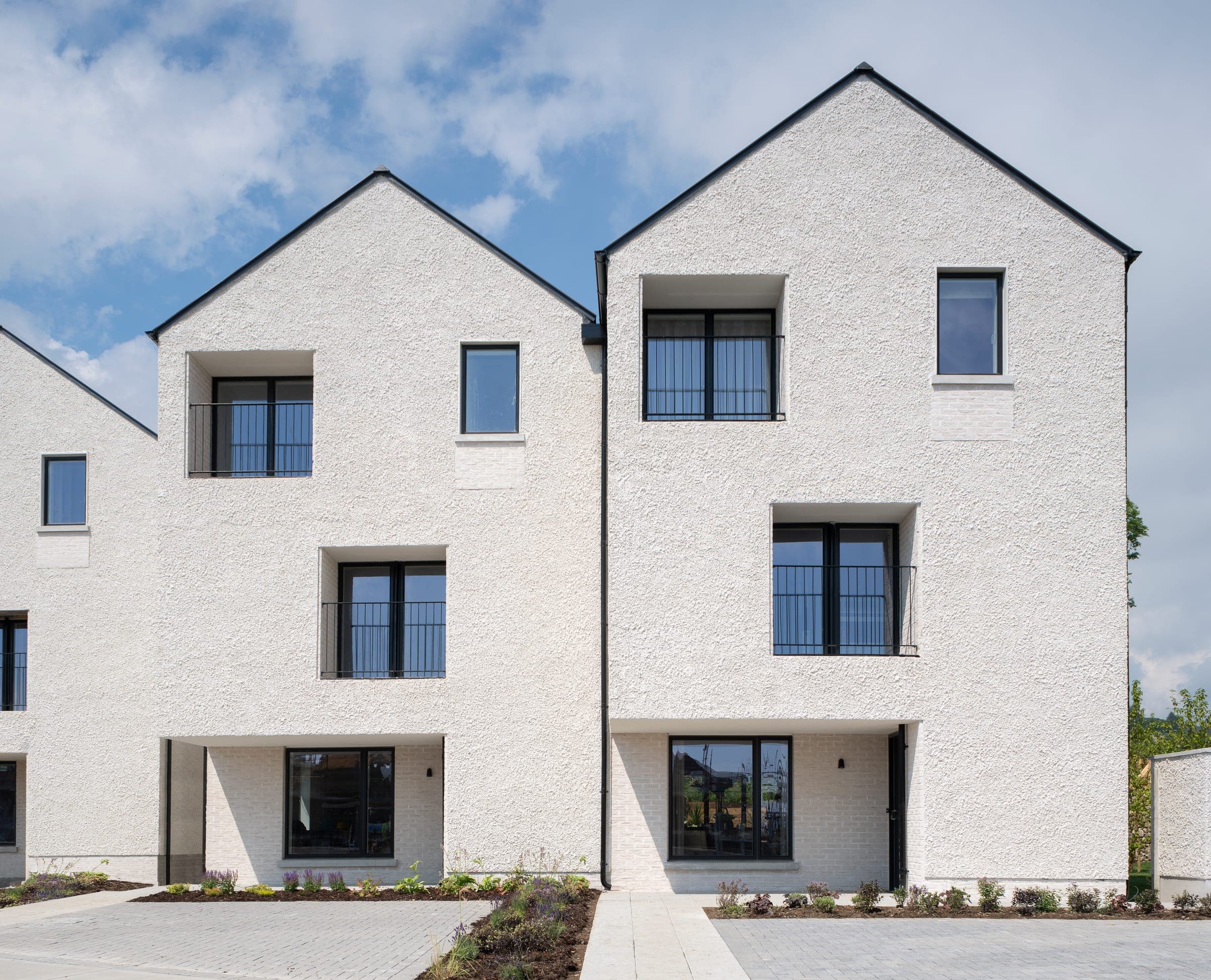 Contemporary houses at Sika Woods, Enniskerry