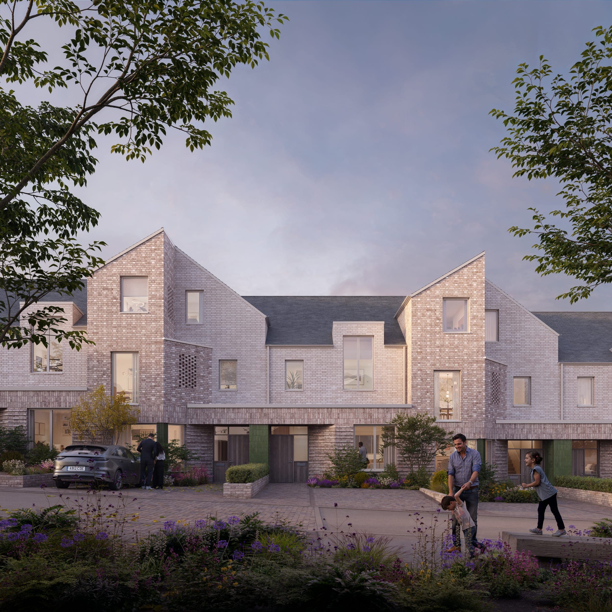 Elevation drawing of the proposed Somerville scheme, Howth