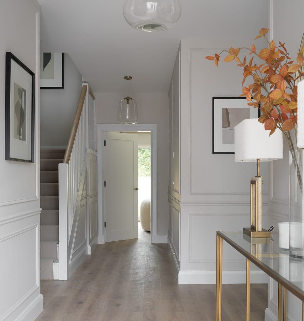 Entrance hall and staircase at Pinehurst