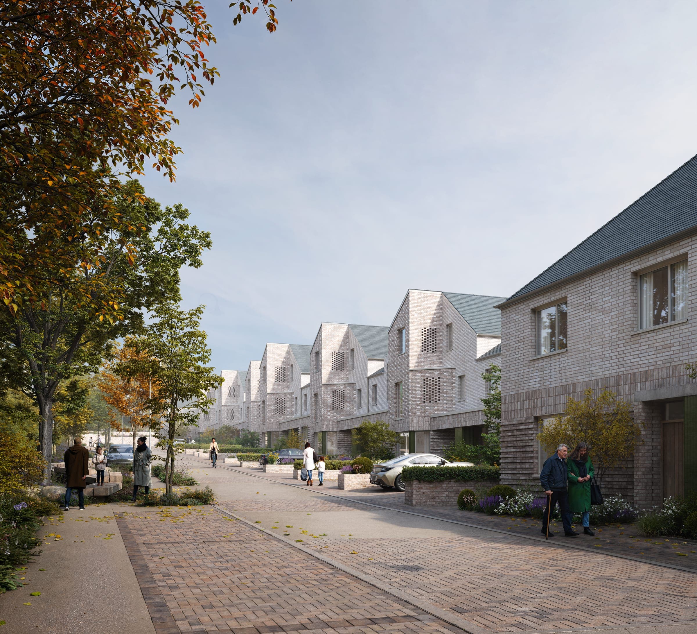 CGI of the main street through Somerville, Howth
